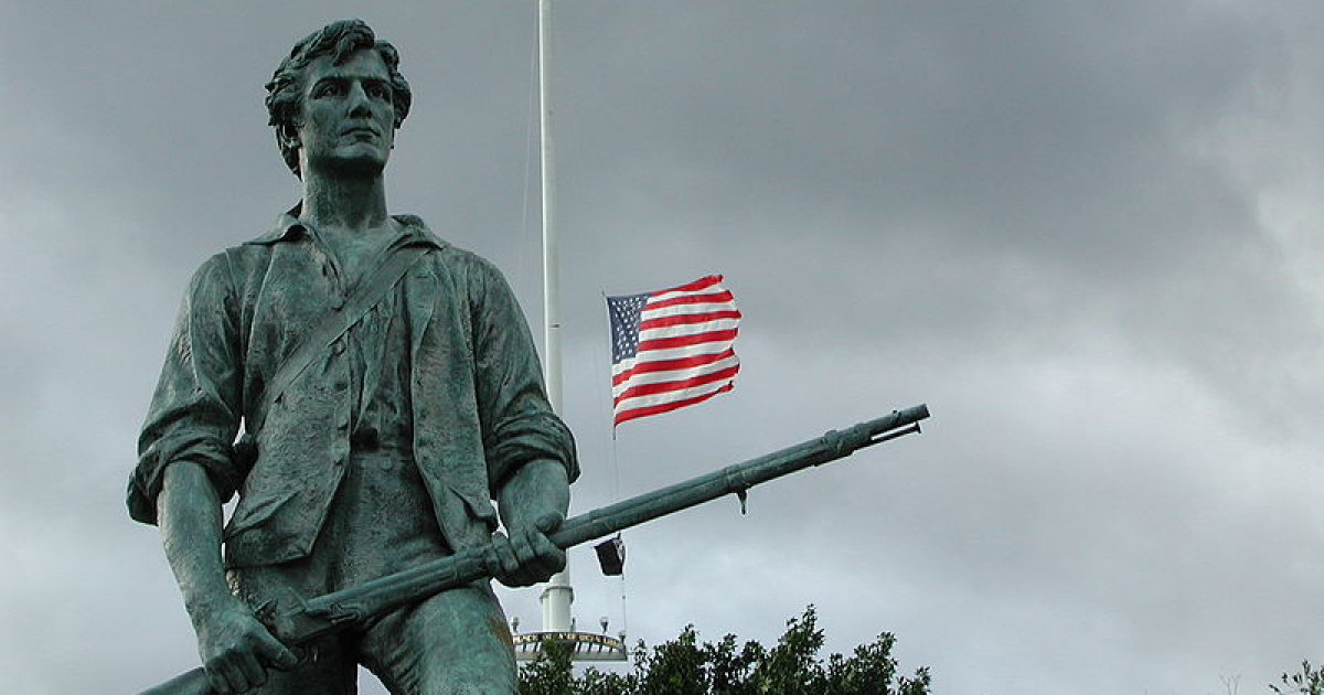 "Minuteman" del escultor Henry Hudson Kitson © Wikimedia Commons