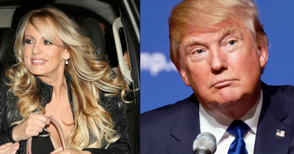 Stormy Daniels y Donald Trump © Wikimedia Commons