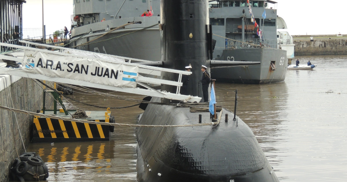 El submarino argentino ARA San Juan en una imagen de archivo © Wikimedia Commons