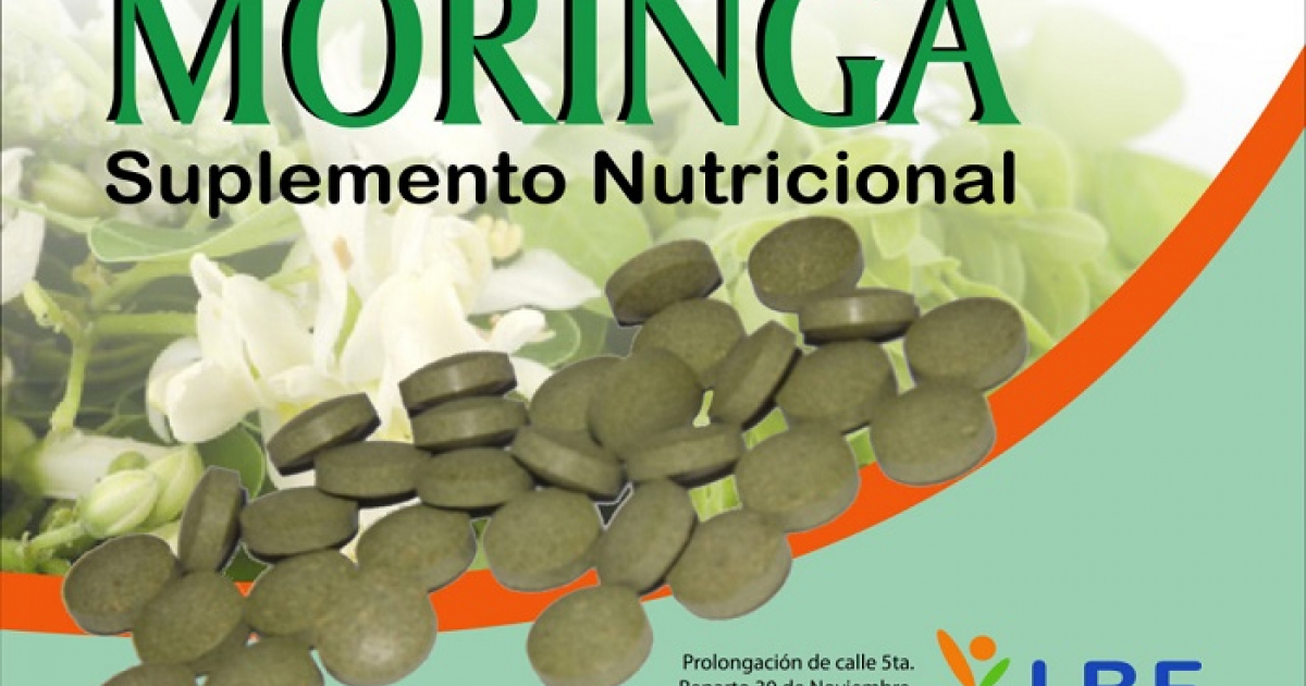 Tabletas de moringa © Moringa en tableta, nuevo producto farmacéutico en desarrollo