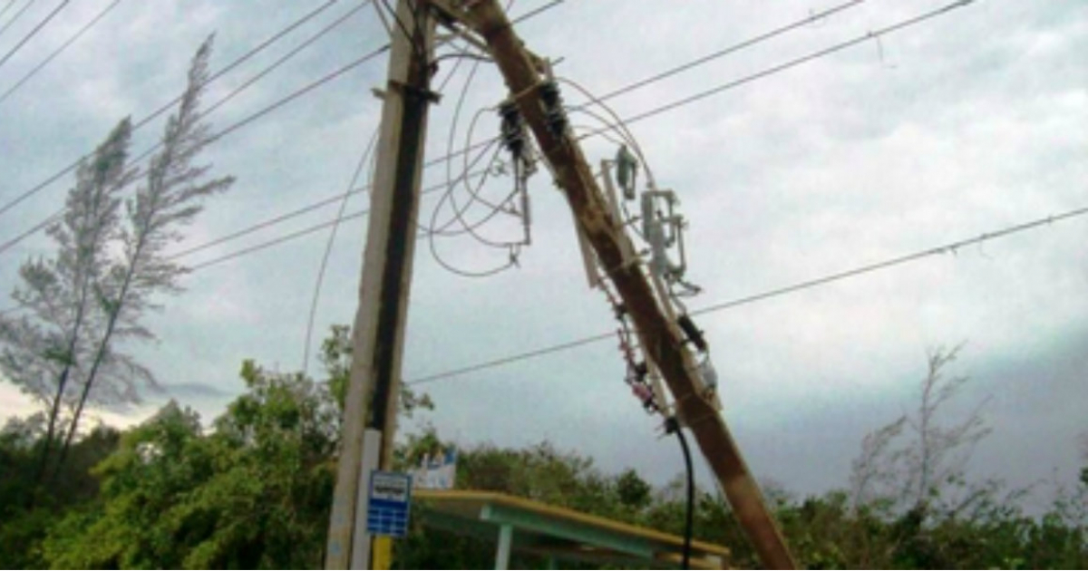 Tendidos eléctricos afectados en Camagüey © Juventud Rebelde
