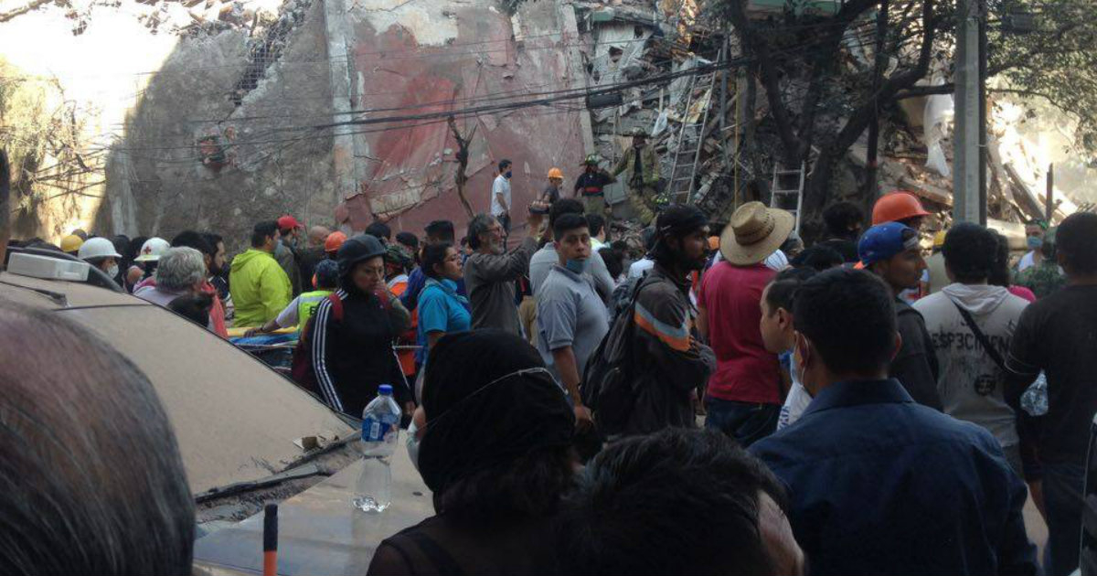 Ciudad México tras el terremoto © CiberCuba