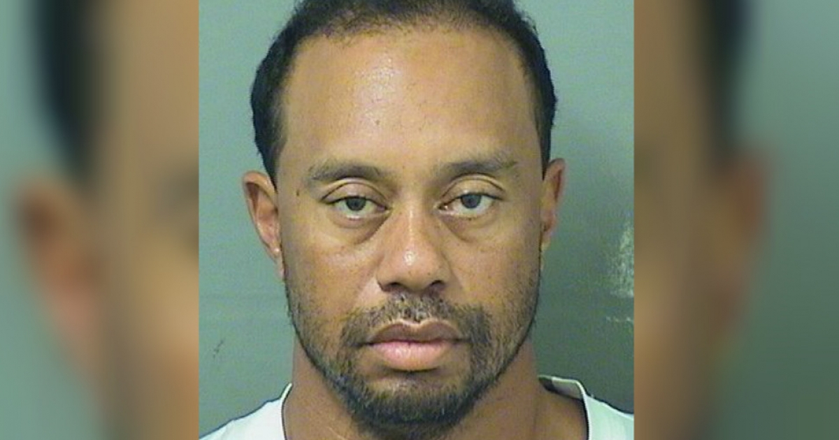 Tiger Woods © Palm Beach Sheriff County's Office