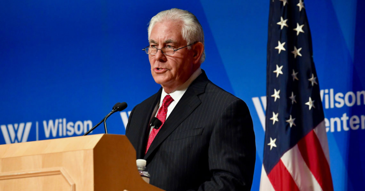 El secretario de Estado, Rex Tillerson, en una imagen de archivo © U.S. Embassy Paris