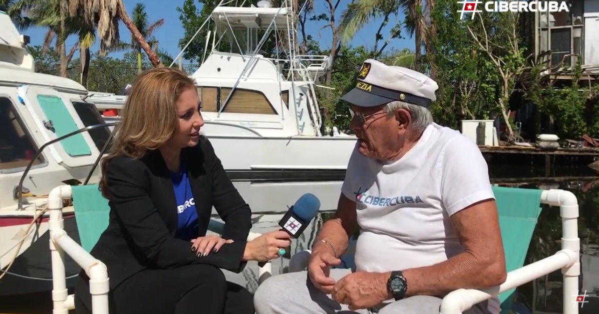 Yani Gil entrevista al Tío Pepe. © CiberCuba