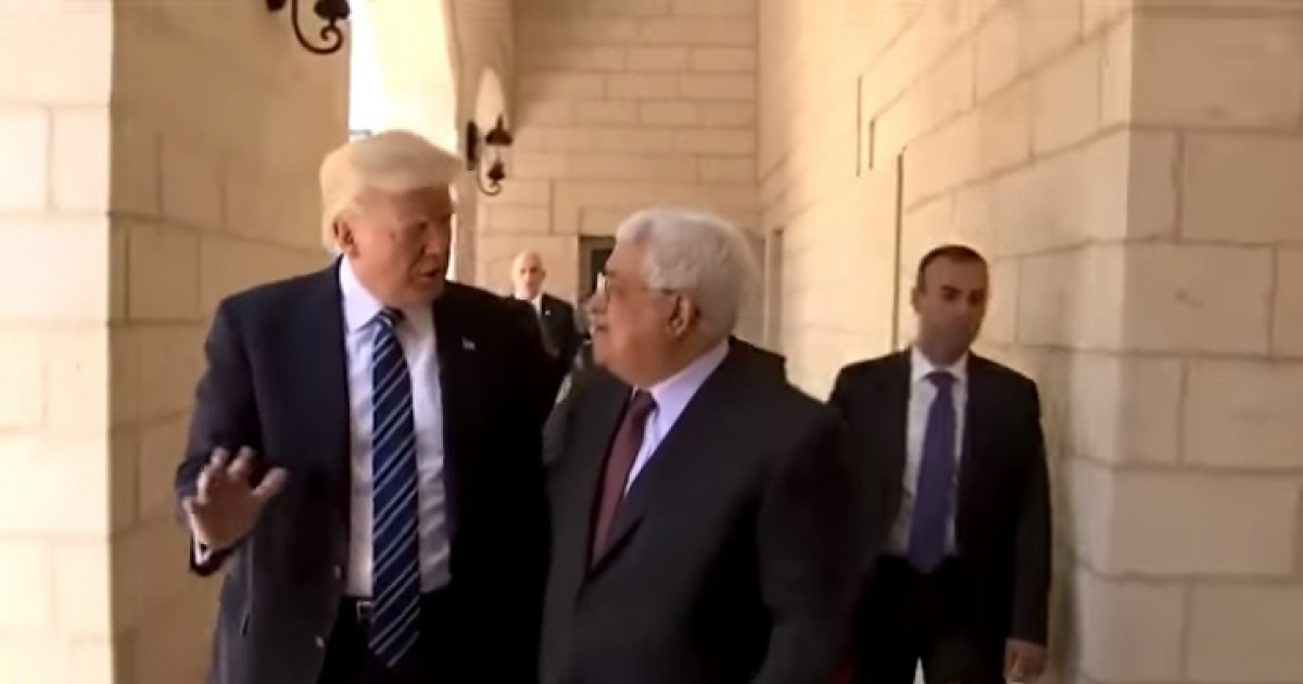 El presidente Trump durante su visita a Israel © CBS Miami