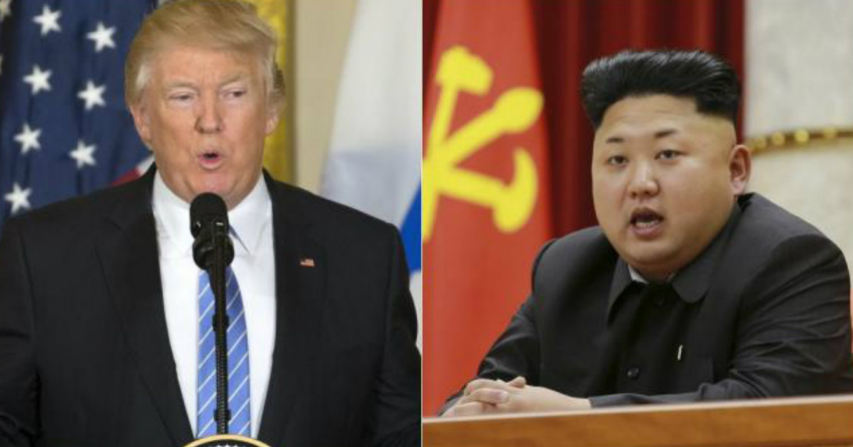 Donald Trump (izda) y Kim Jong-un (drcha) en una imagen de archivo. © El Universal