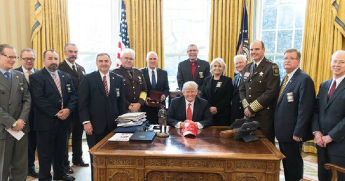 Donald Trump en una reciente reunión en el Despacho Oval © Twitter / Donald Trump