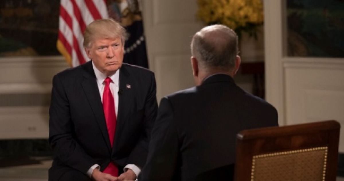 El presidente de EEUU, Donald Trump, con el periodista Bill O'Reilly © Twitter / Donald Trump