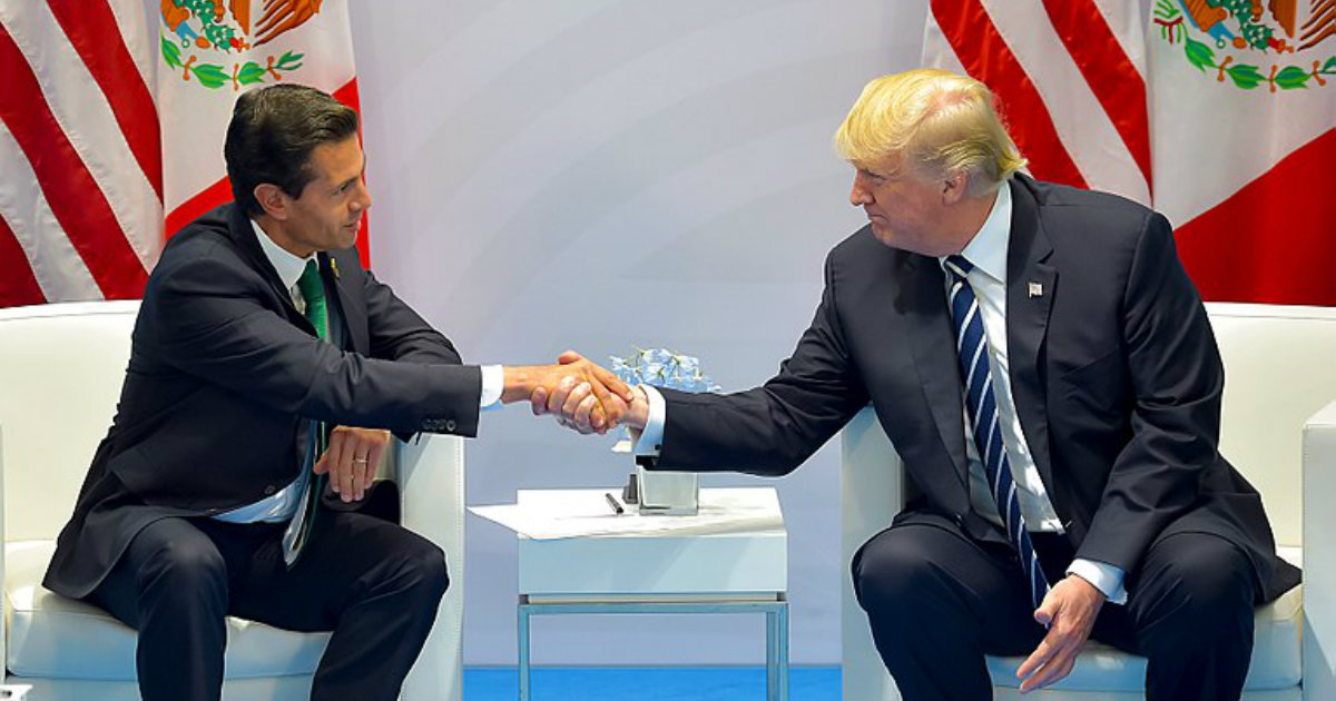Enrique Peña Nieto reunido con Donald Trump © Wikipedia