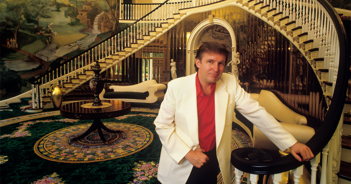 Donald Trump en los 80 © Joe McNally's Blog