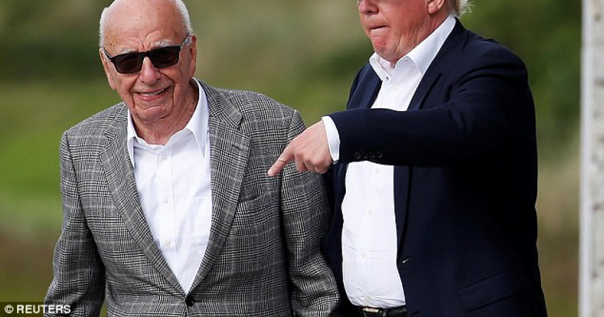 Donald Trump y Rupert Murdoch © Reuters