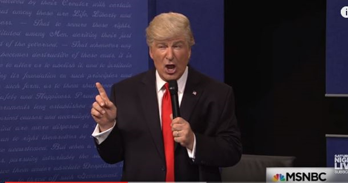 Alec Baldwin parodia a Donald Trump © Youtube/MSNBC