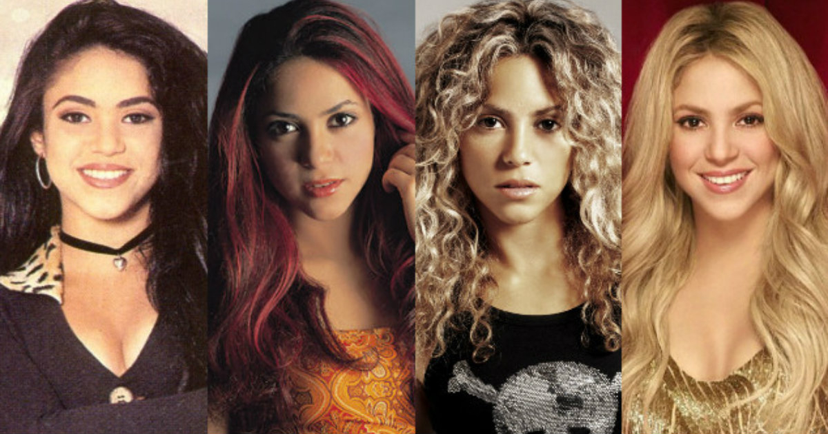 Cambios de look de Shakira © Tumblr/Shakira.com