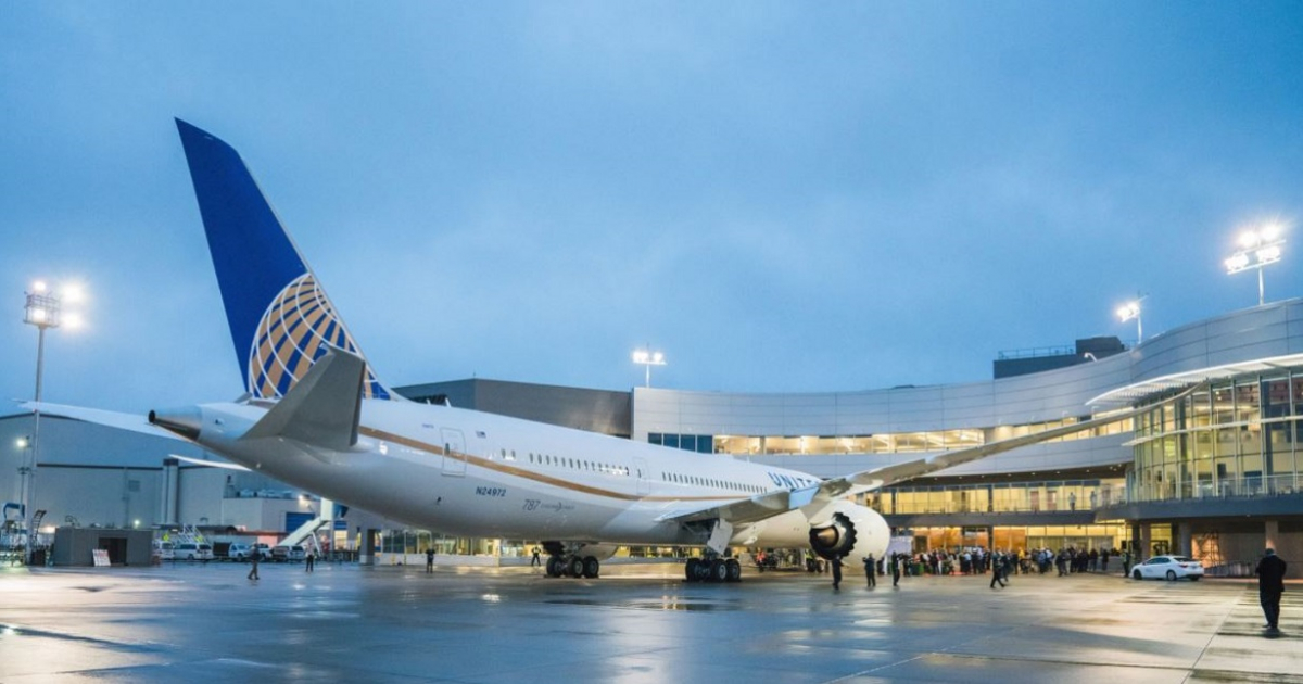 Avión de United © United Airlines / Twitter