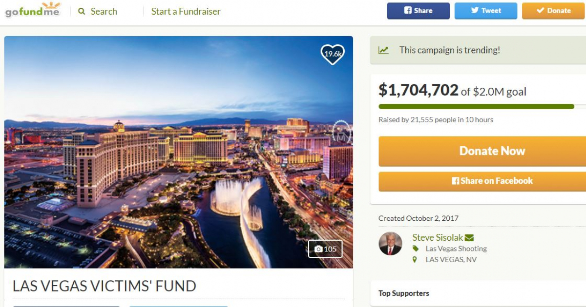 GofundMe Las vegas © 