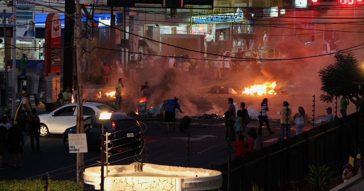 Protestas y disturbios en las calles de Venezuela © Wikimedia