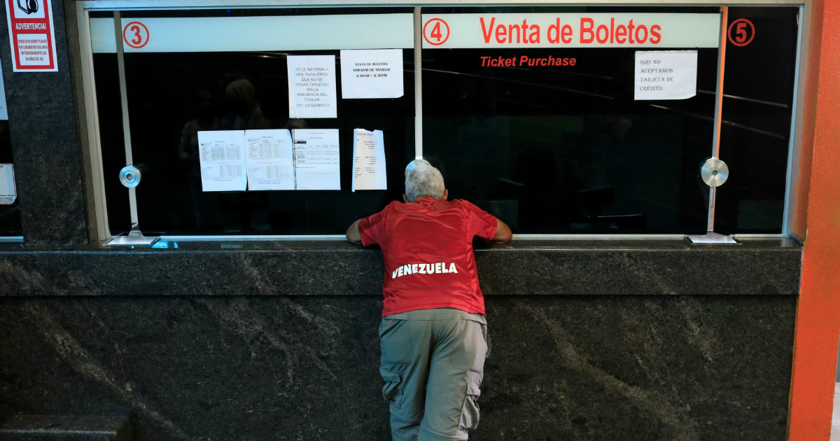 Estación de autobuses en Venezuela © REUTERS/Marco Bello