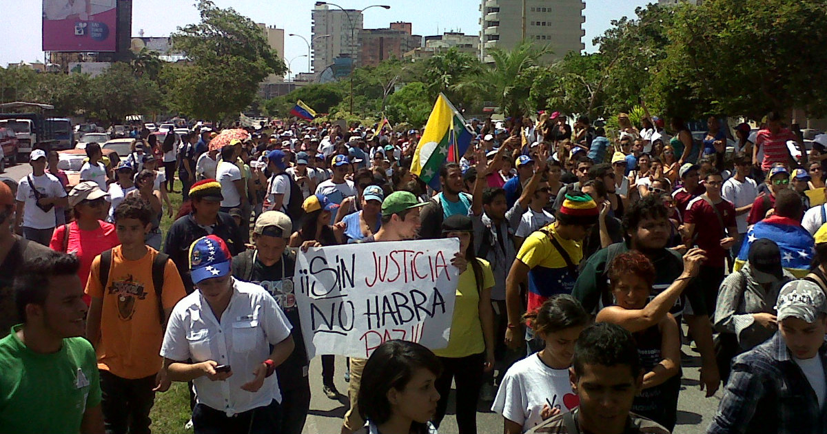 Protestas en las calles de Venezuela © Wikipedia