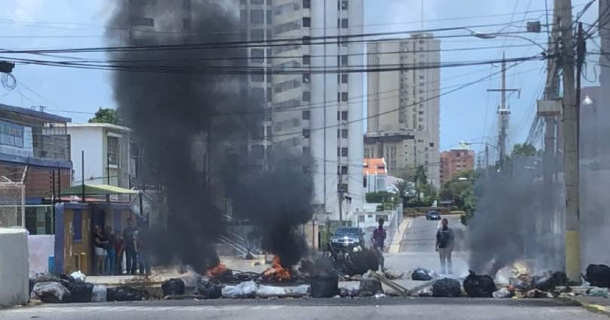 Protestas en Venezuela por apagones © Twitter/ Resistencia Zulia