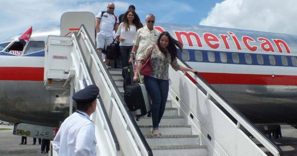 Turistas estadounidenses llegando a La Habana © Radio Angulo
