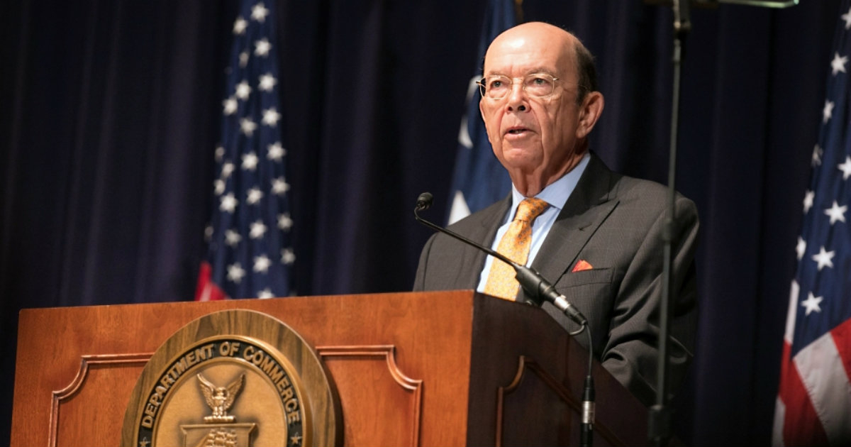 El secretario de comercio de Estados Unidos, Wilbur Ross, en una comparecencia © Wikipedia