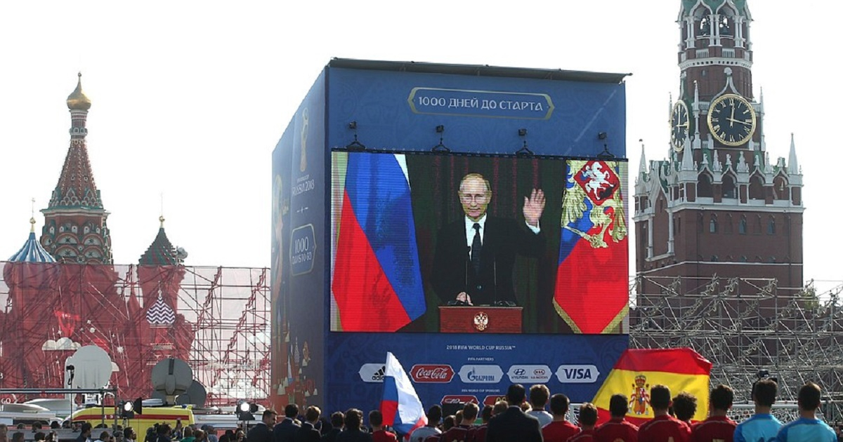 Vladimir Putin saluda al Rusia 2018 © en.kremlin.ru