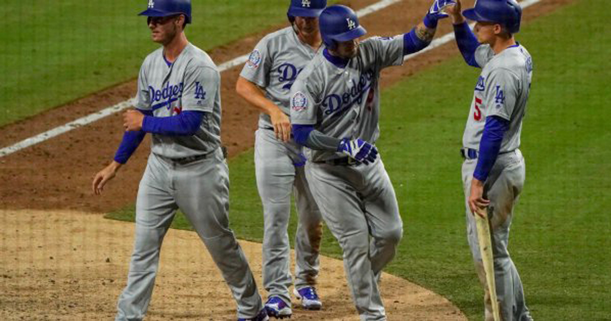 Grandal está encendido © Twitter/ LA Dodgers