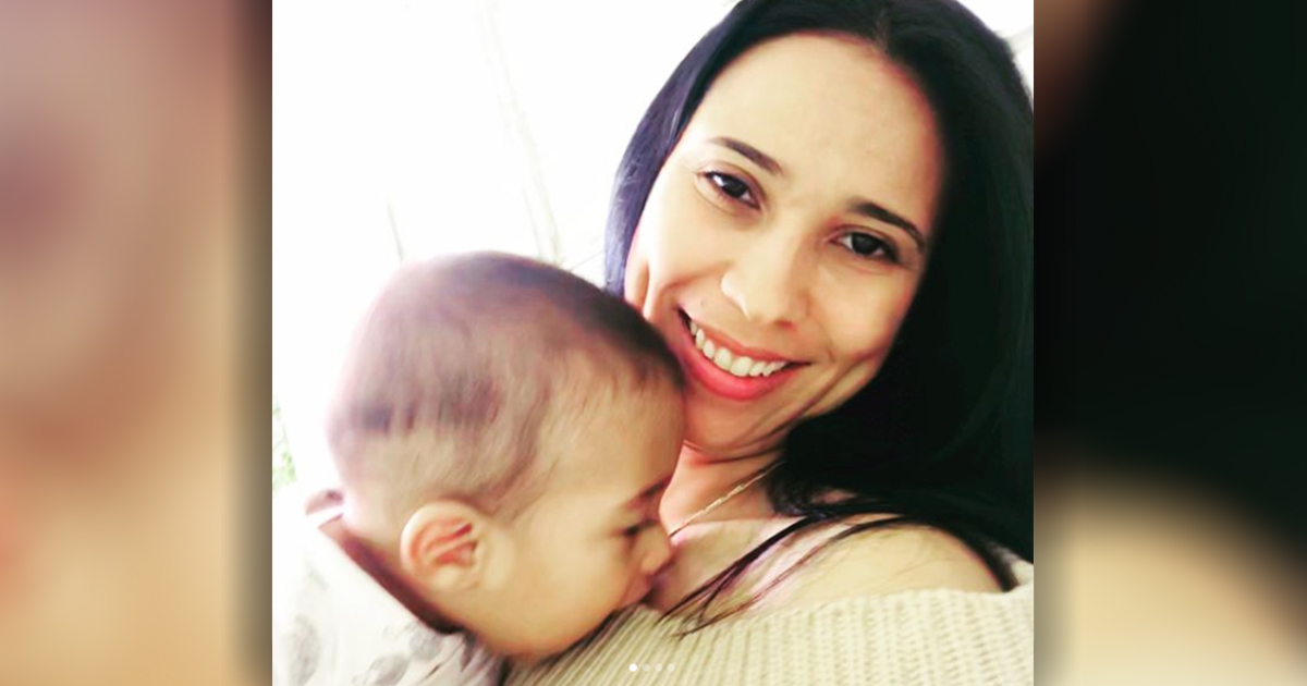 Yuliet Cruz y su hijo Samuel © Yuliet Cruz / @yulietcruzdelgado / Instagram